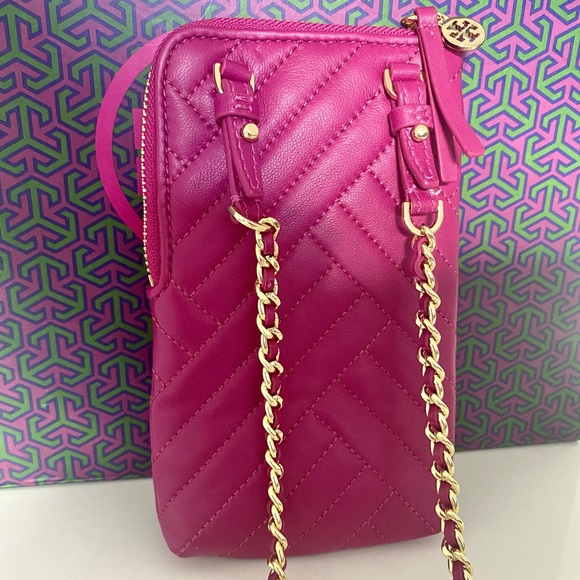 🍀💜NEW💜Tory Burch Alexa Phone Crossbody bag/shoulder bag/leather - Picture 3 of 9